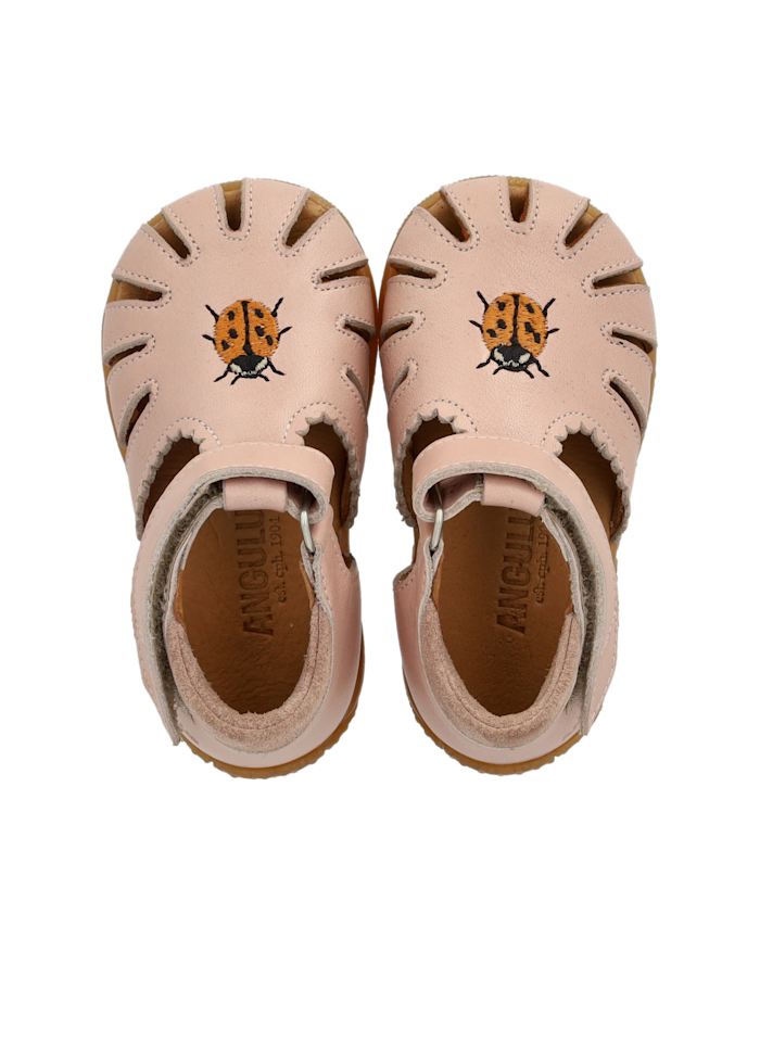 Angulus Sandal Begynder med Mariehøne broderi Rosebud - Billede 8