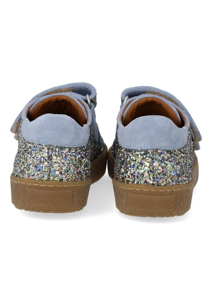 Angulus Sneaker Sporty Glitter Velcro Spring Multi Glitter - Billede 5