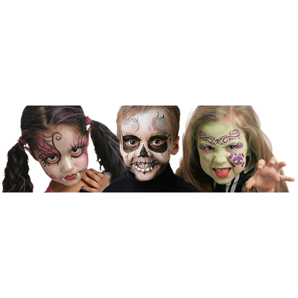 Grim'Tout Teatersminke 3 Farvestifter - Heks - Billede 7