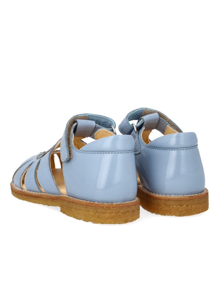 Angulus Sandal Hjertesandal med glitter Sky Blue - Billede 2