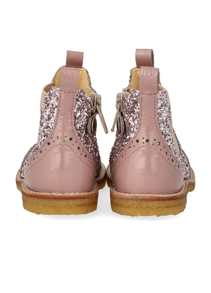 Angulus Chelsea Støvle Glitter Faded Rose - Billede 3