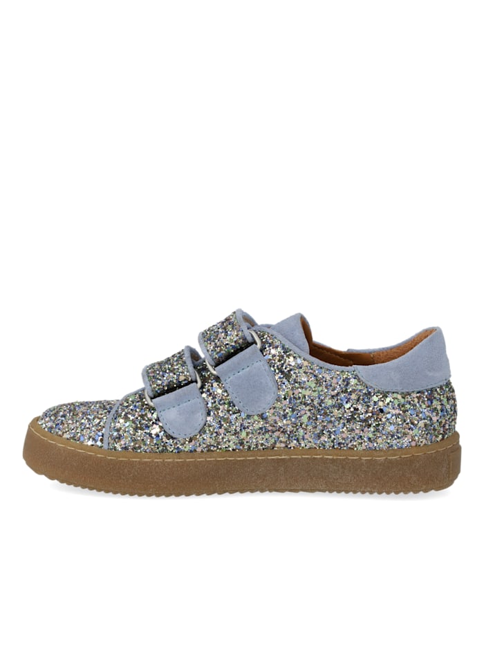 Angulus Sneaker Sporty Glitter Velcro Spring Multi Glitter - Billede 3