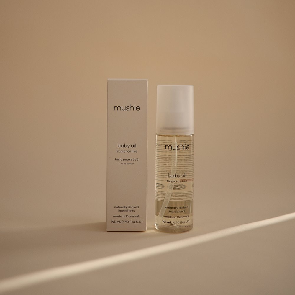 Mushie Baby Oil Fragrance Free (Cosmos) 145 ml - Billede 3