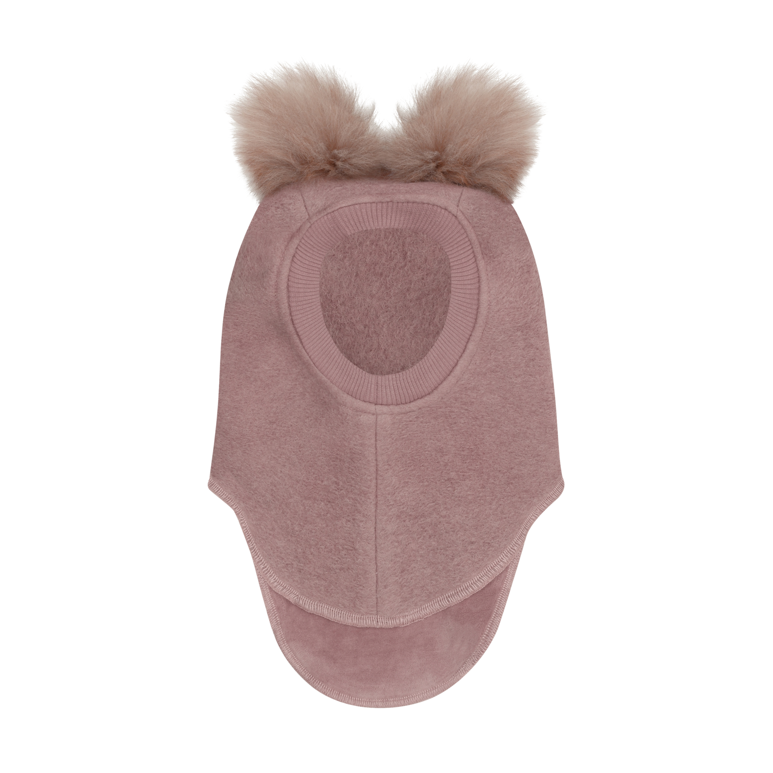 HUTTEliHUT Elefanthue Uld Fleece Balaclava Deauville Mauve - Billede 2
