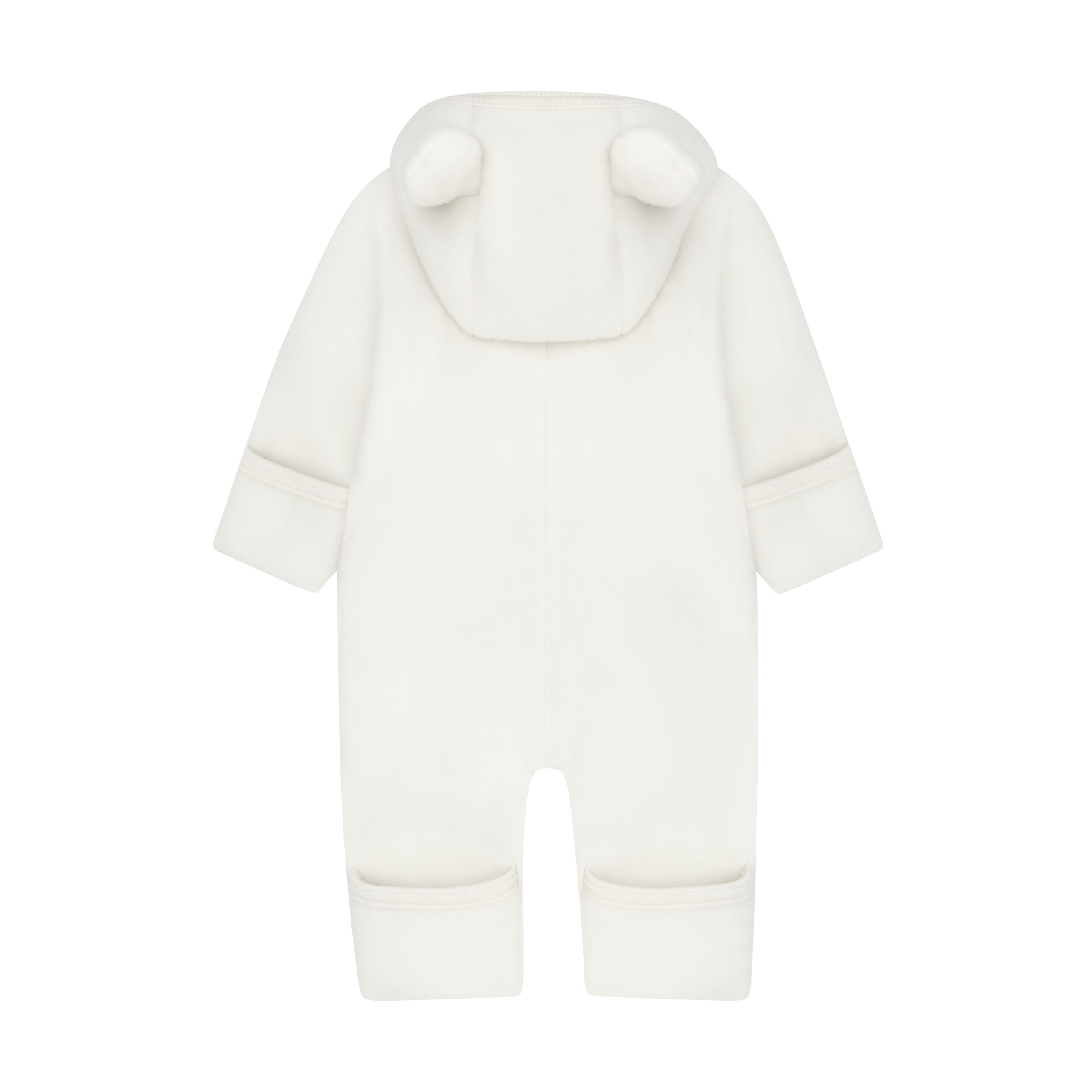HUTTEliHUT køredragt Uld Pram Suit Ears Fleece Tofu - Billede 3