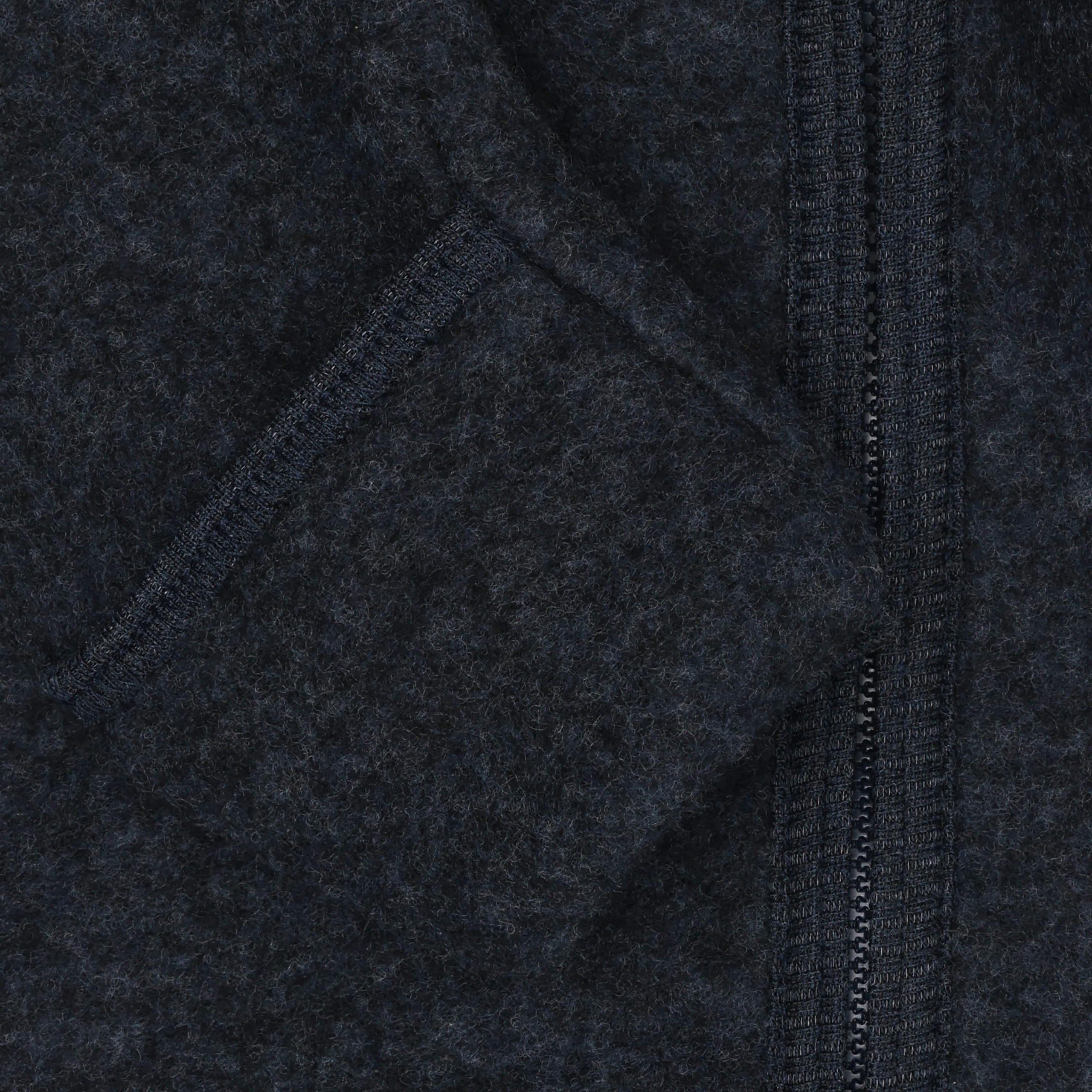 HUTTEliHUT køredragt Uld Pram Suit Ears Fleece Navy Melange - Billede 3