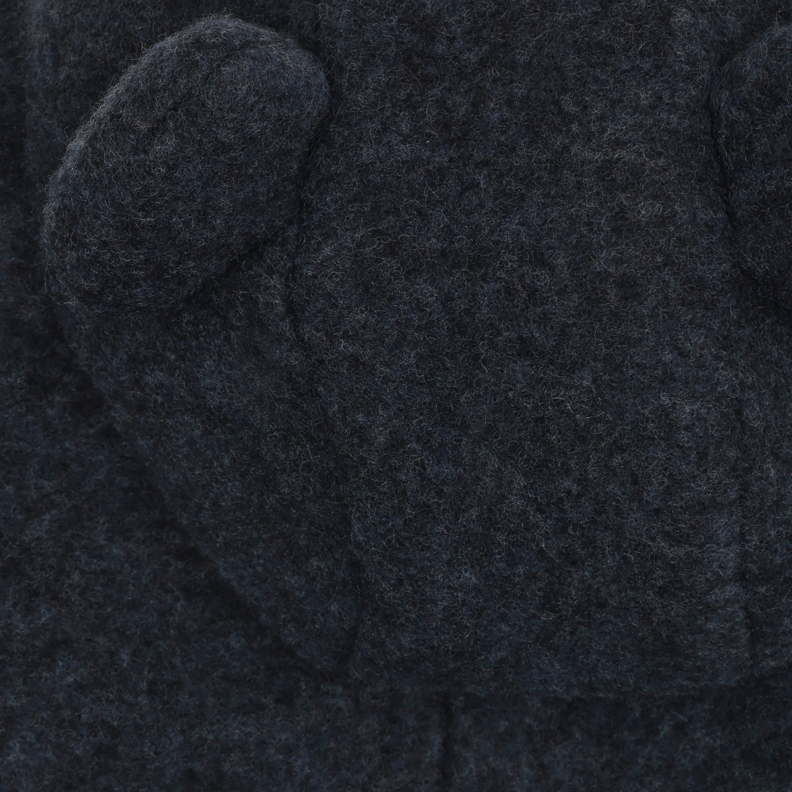 HUTTEliHUT køredragt Uld Pram Suit Ears Fleece Navy Melange - Billede 4