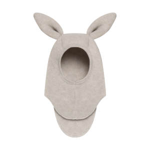 HUTTEliHUT Elefanthue Uld Fleece Balaclava Ears Camel Melange