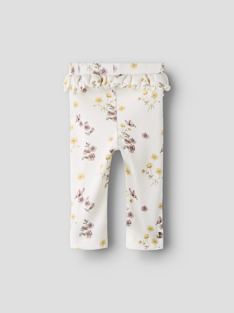 Lil' Atelier Leggins Baby Gavo Efi Slim Coconut Milk - Billede 2