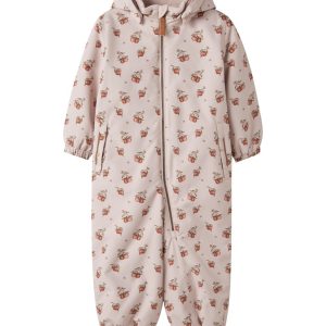 Lil' Atelier Flyverdragt Mini Snow10 Suit AOP Hushed Violet