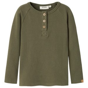 Lil' Atelier T-shirt LS Mini Luno Slim Winter Moss