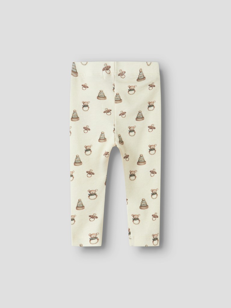 Lil' Atelier Leggins Baby Gavo Elf Slim Turtledove - Billede 3