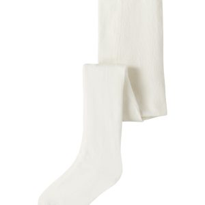 Lil' Atelier Strømpebukser Mini Funa Coconut Milk