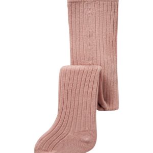 Lil' Atelier Strømpebukser Baby Nilso Misty Rose