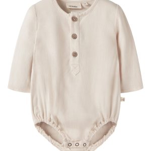Lil' Atelier Body LS Freddie Loose Shirt Coconut Milk