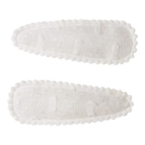 Lil' Atelier Hårspænde Acc-Hace 2-pak Hair Clips Coconut Milk