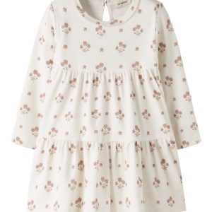 Lil' Atelier Kjole Mini LS Layo Sif Coconut Milk