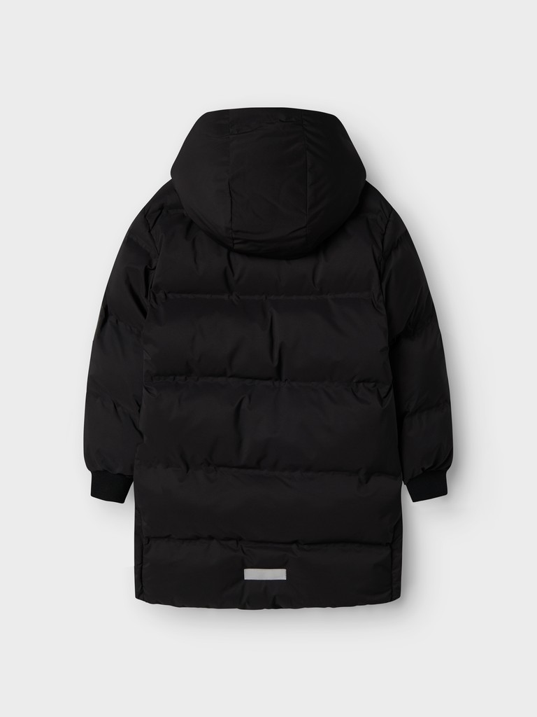 Name It Pufferjakke Kids Musk Long Black - Billede 5