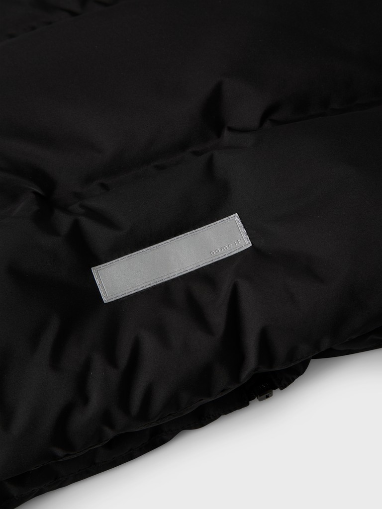 Name It Pufferjakke Kids Musk Long Black - Billede 4