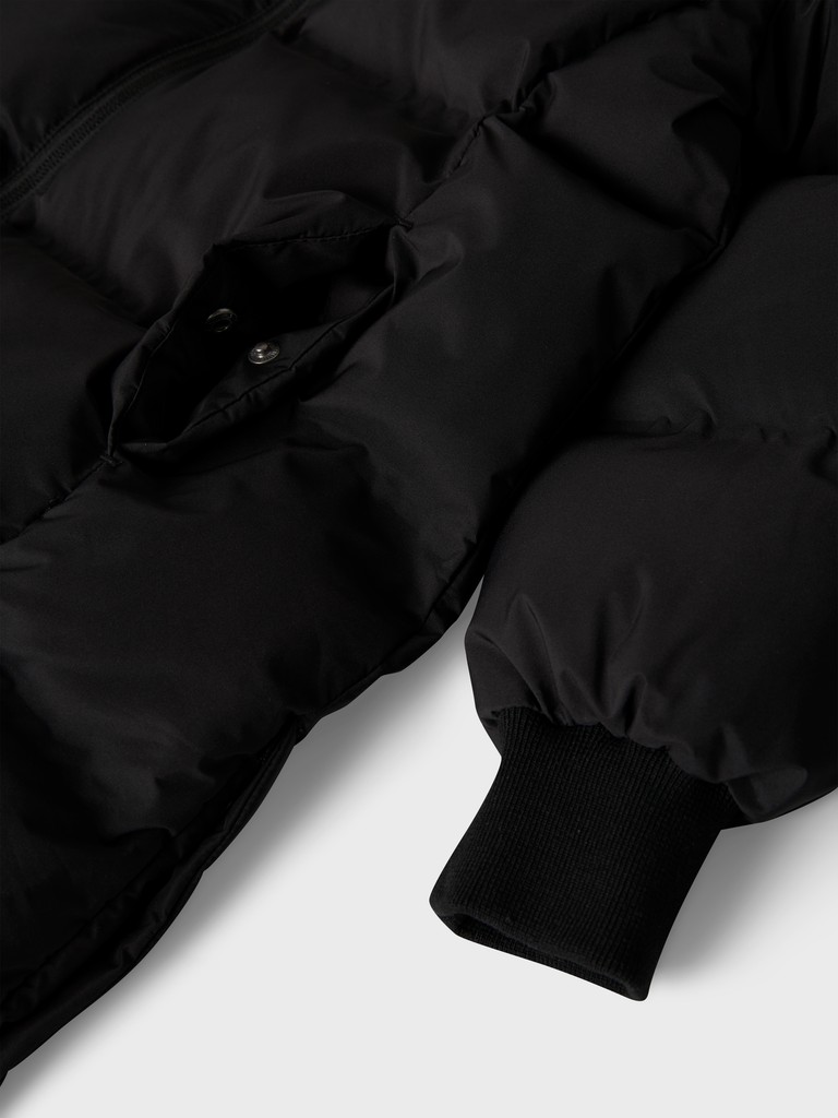 Name It Pufferjakke Kids Musk Long Black - Billede 2