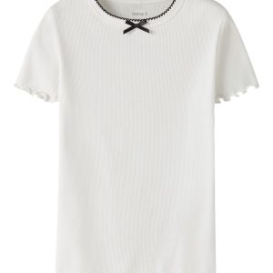 Name It T-shirt Kids SS Fiona Slim Cloud Dancer