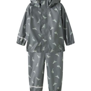 Name It Regnsæt Dry10 Rain Set AOP Balsam Green