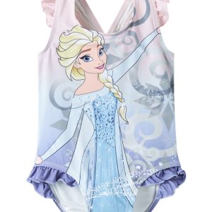 Name It Badedragt Mini Mosa Frozen Purple Impression