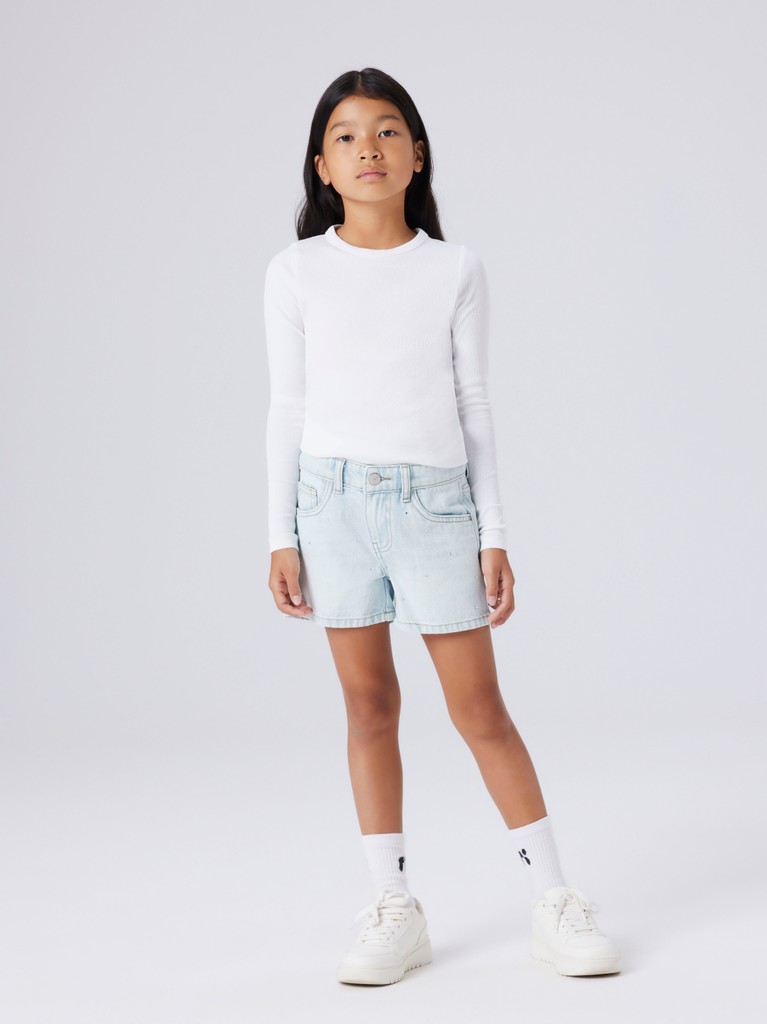 Name It Denimshorts Kids Rose Rhine Light Blue Denim - Billede 5