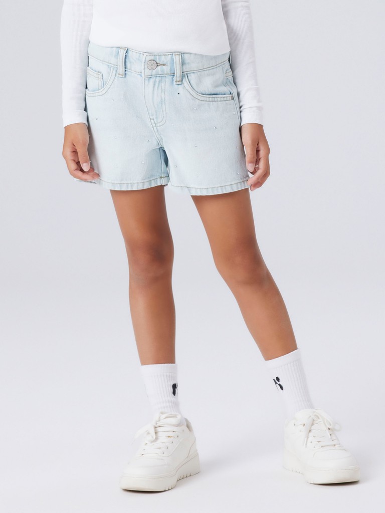Name It Denimshorts Kids Rose Rhine Light Blue Denim - Billede 4