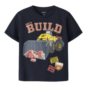 Name It T-shirt Mini SS Malik Tonka Navy Blazer