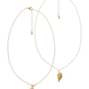 Name It Halskæde 2-pak Forever Gold Colour
